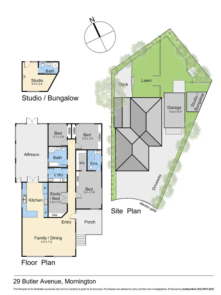 Floorplan of Homely house listing, 29 Butler Avenue, Mornington VIC 3931