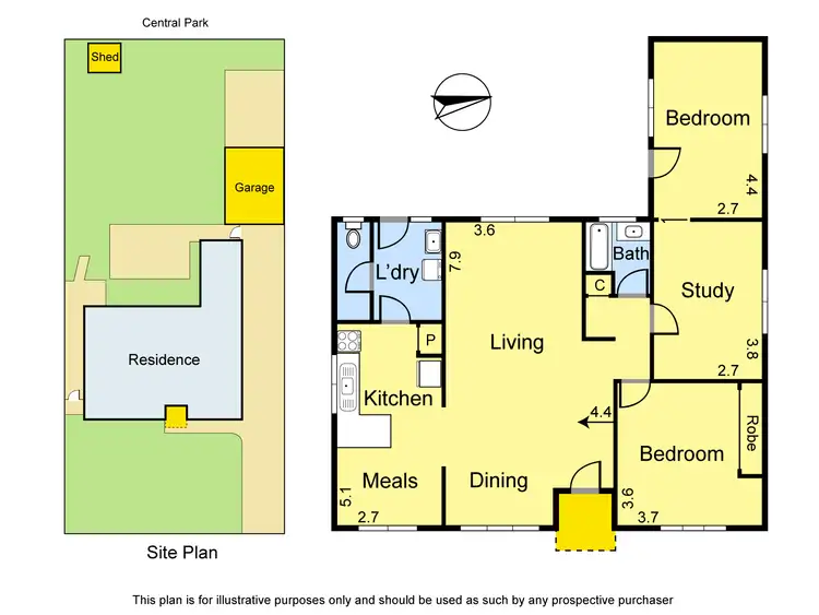 Floorplan of Homely house listing, 15 Victoria Street, Greensborough VIC 3088