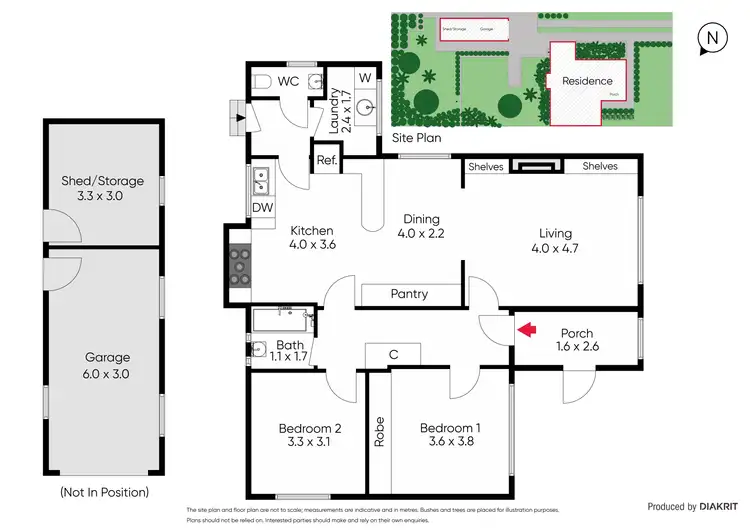 Floorplan of Homely house listing, 18 Vasey Avenue, Lalor VIC 3075