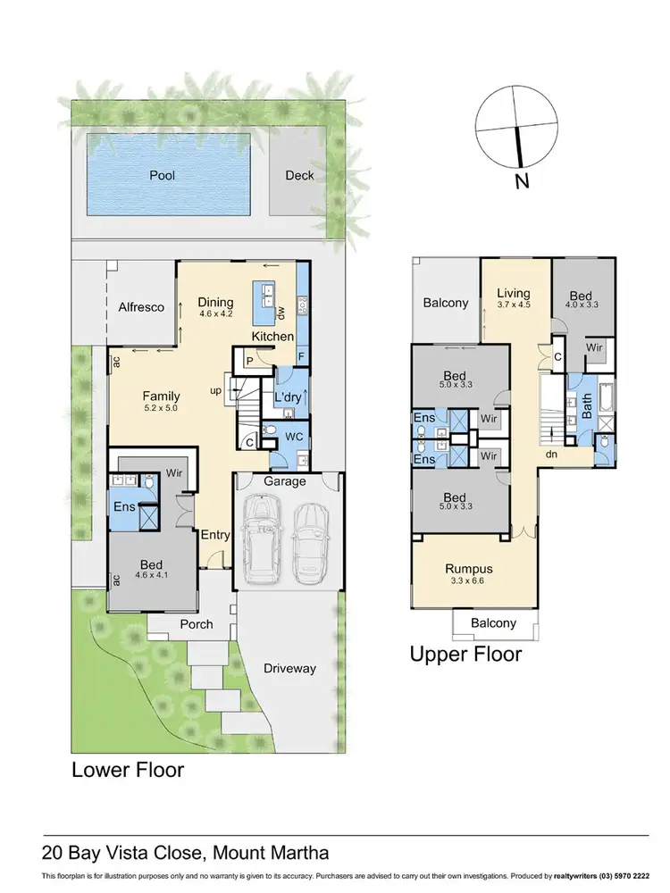 Floorplan of Homely house listing, 20 Bay Vista Close, Mount Martha VIC 3934