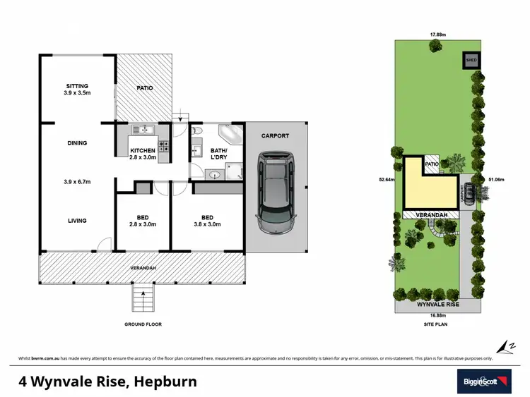 Floorplan of Homely house listing, 4 Wynvale Rise, Hepburn VIC 3461