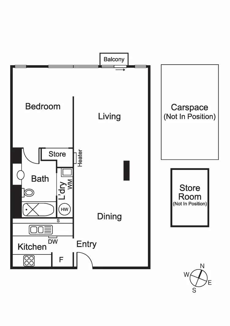 Floorplan of Homely apartment listing, 27/1 St Kilda Road, St Kilda VIC 3182