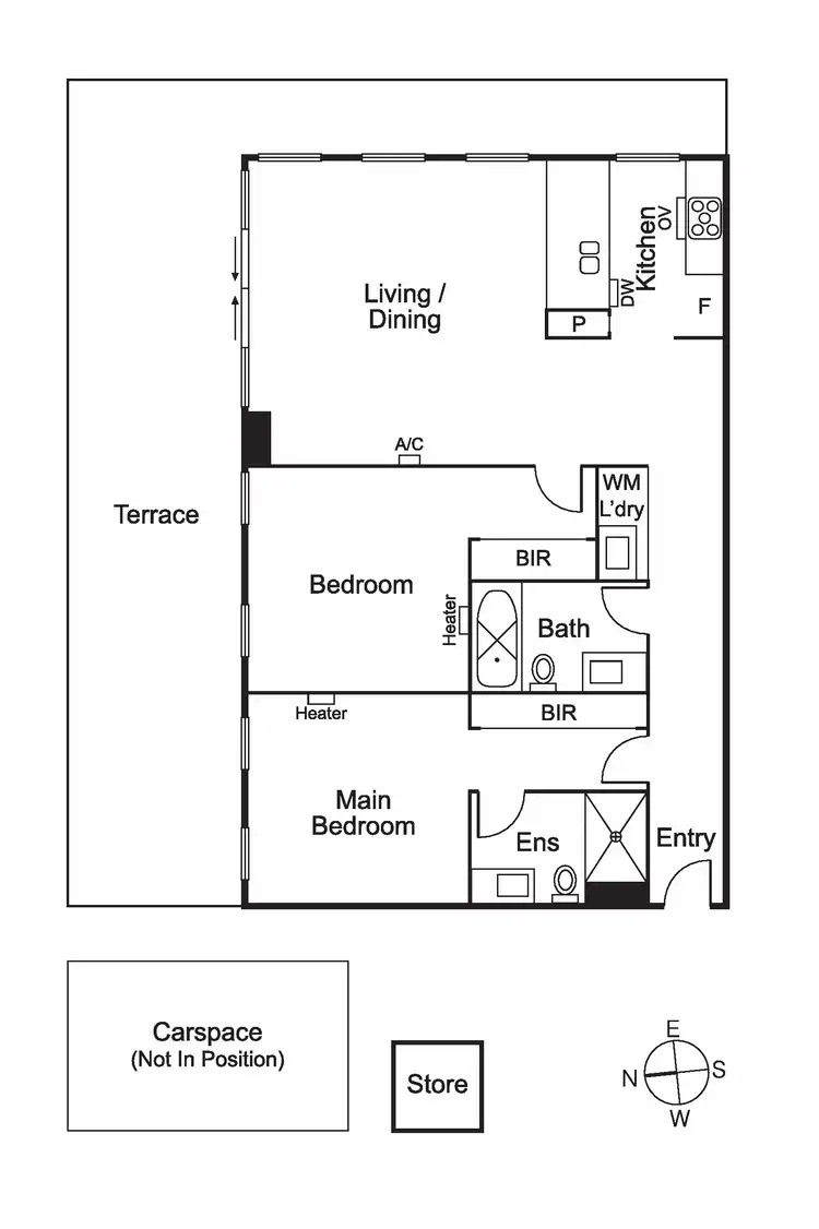 Floorplan of Homely apartment listing, 406/449 Hawthorn Road, Caulfield South VIC 3162