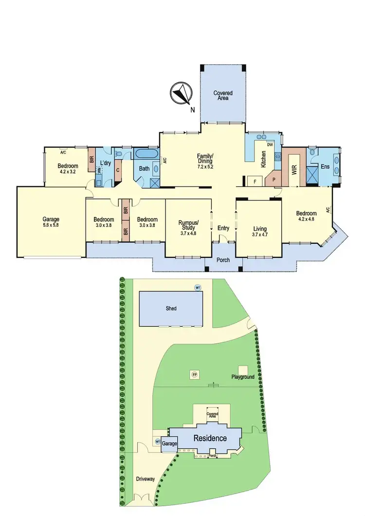 Floorplan of Homely house listing, 25 Quail Avenue, Whittlesea VIC 3757