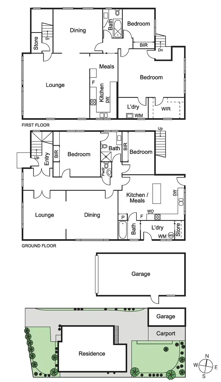 Floorplan of Homely house listing, 6 Orrong Grove, Caulfield North VIC 3161