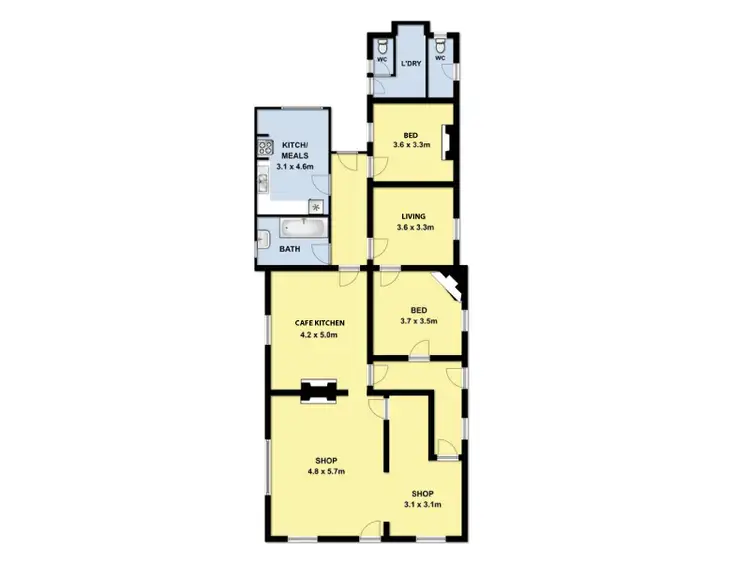 Floorplan of Homely house listing, 77 Main Street, Birregurra VIC 3242