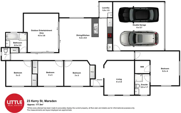Floorplan of Homely house listing, 23 Kerry Street, Marsden QLD 4132