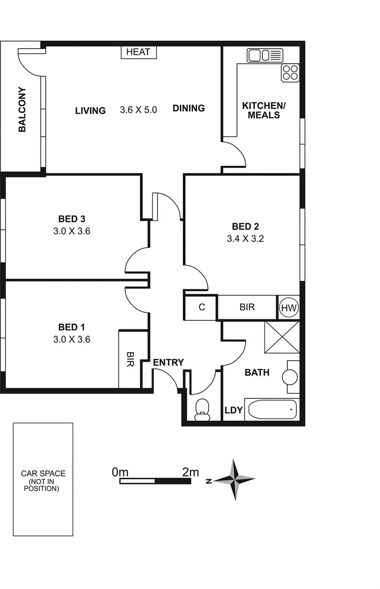 Floorplan of Homely apartment listing, 10/7 Rockley Road, South Yarra VIC 3141