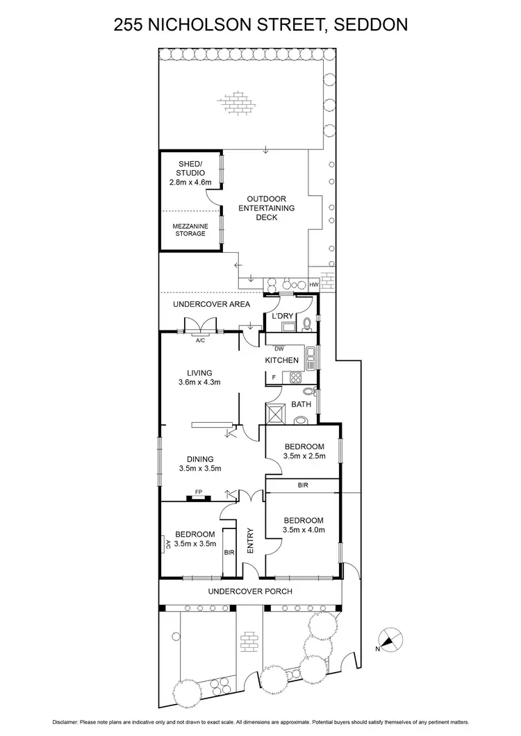 Floorplan of Homely house listing, 255 Nicholson Street, Seddon VIC 3011
