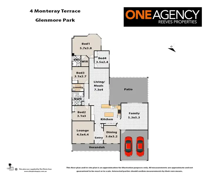 Floorplan of Homely house listing, 4 Monteray Terrace, Glenmore Park NSW 2745