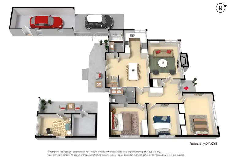 Floorplan of Homely house listing, 611 Darling Street, Redan VIC 3350