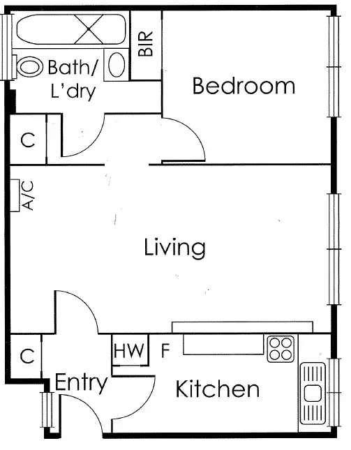 Floorplan of Homely apartment listing, 8/211 Williams Road, South Yarra VIC 3141