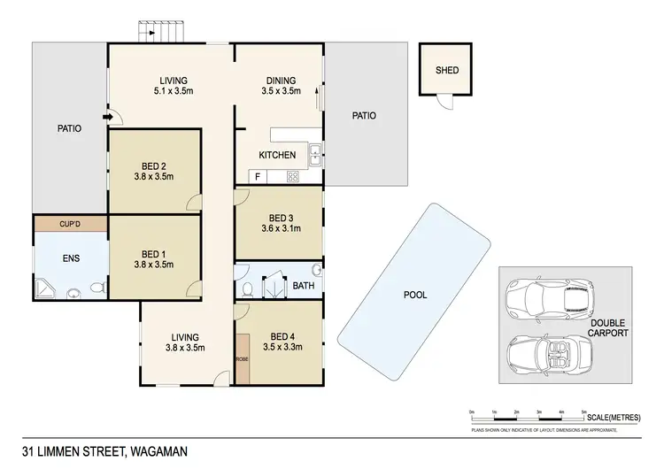 Floorplan of Homely house listing, 31 Limmen Street, Wagaman NT 810