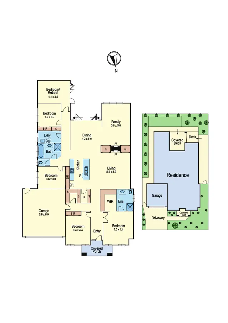 Floorplan of Homely house listing, 11 Tooradin Crescent, Doreen VIC 3754
