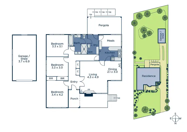 Floorplan of Homely house listing, 4 Grove Street, Vermont VIC 3133