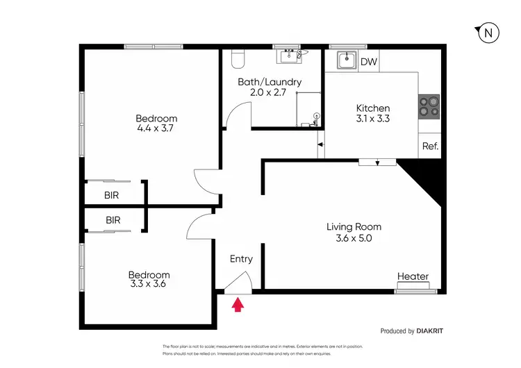 Floorplan of Homely apartment listing, 22/32 Queens Road, Melbourne VIC 3004