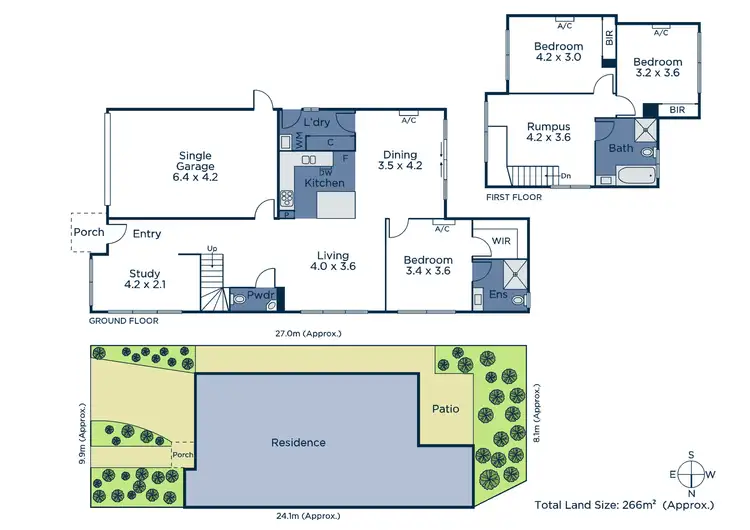 Floorplan of Homely townhouse listing, 1/11 Cherrytree Rise, Knoxfield VIC 3180