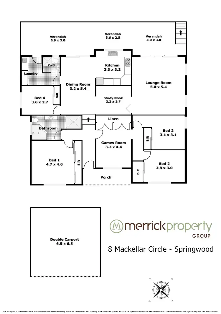 Floorplan of Homely house listing, 8 Mackellar Circle, Springwood NSW 2777