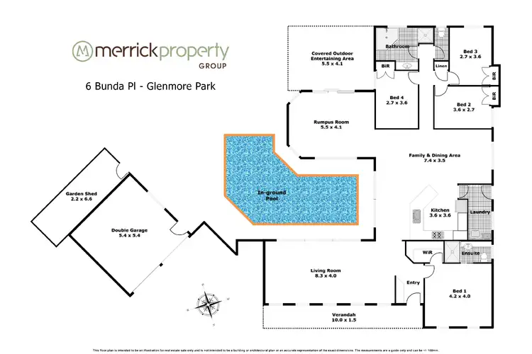 Floorplan of Homely house listing, 6 Bunda Place, Glenmore Park NSW 2745