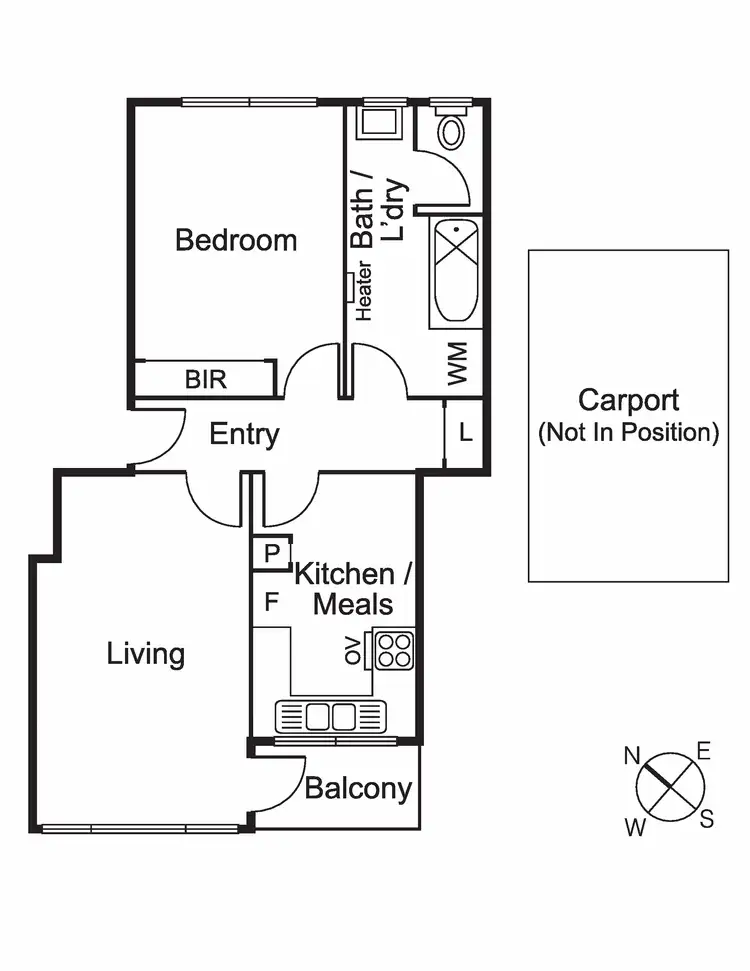 Floorplan of Homely apartment listing, 8/33 Toolambool Road, Carnegie VIC 3163