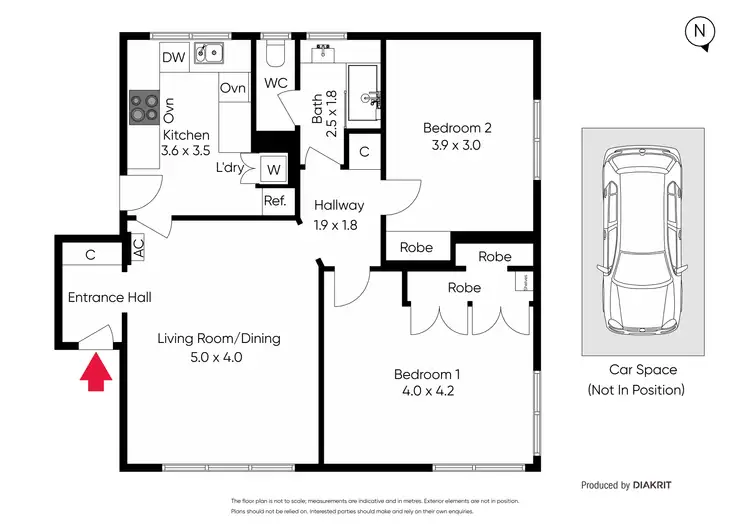 Floorplan of Homely apartment listing, 3/14A Chapel Street, St Kilda VIC 3182