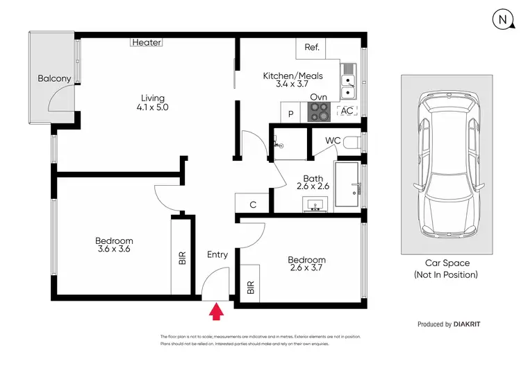 Floorplan of Homely apartment listing, 7/48 Spray Street, Elwood VIC 3184