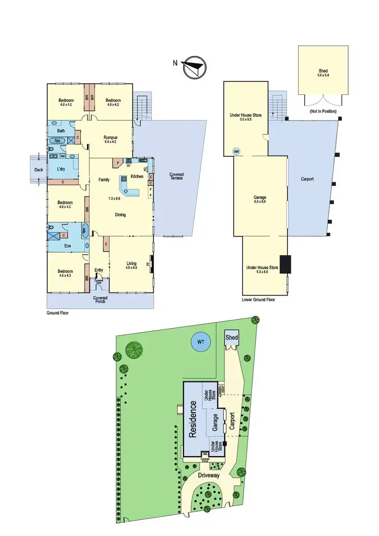 Floorplan of Homely house listing, 19 and 21 Pine Ridge Road, Kinglake West VIC 3757