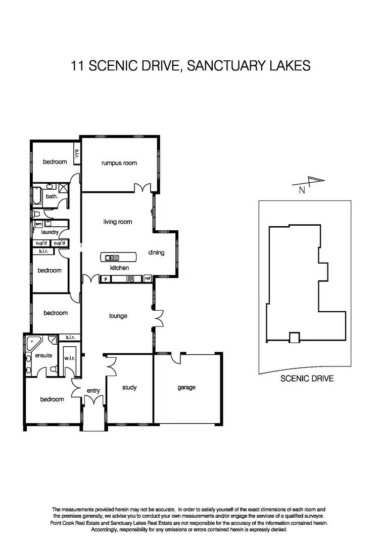 Floorplan of Homely house listing, 11 Scenic Drive, Sanctuary Lakes VIC 3030