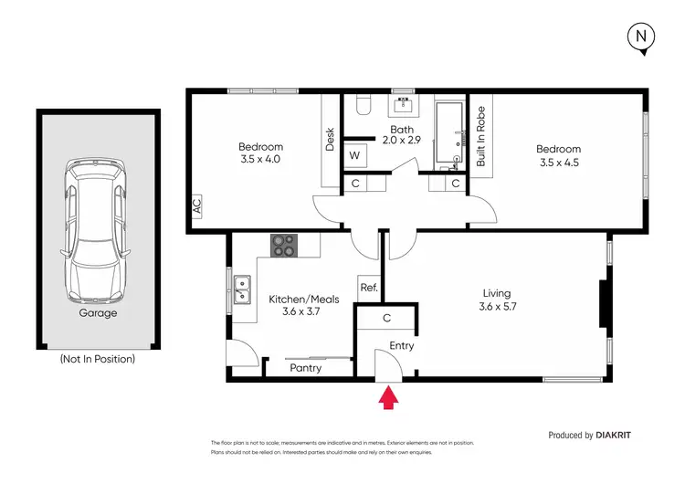 Floorplan of Homely apartment listing, 2/129 Alma Road, St Kilda East VIC 3183