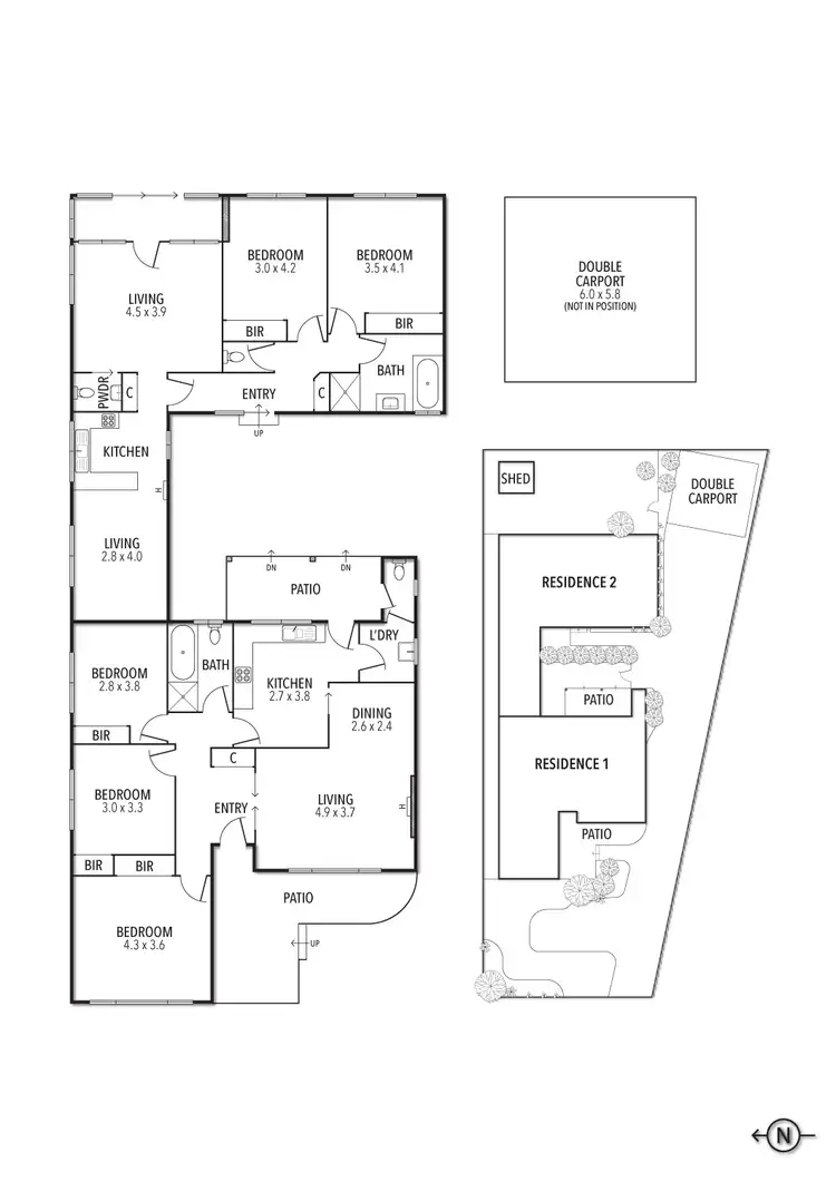 Floorplan of Homely house listing, 41-41A Latrobe Court, Caulfield South VIC 3162
