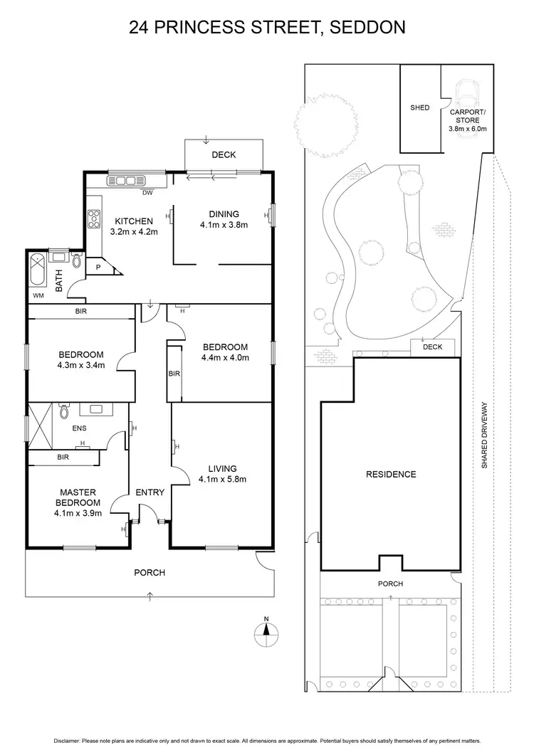 Floorplan of Homely house listing, 24 Princess Street, Seddon VIC 3011