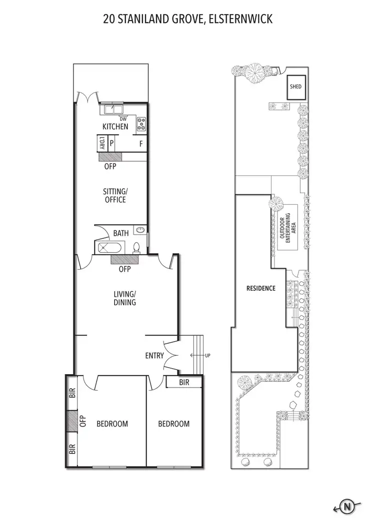 Floorplan of Homely house listing, 20 Staniland Grove, Elsternwick VIC 3185