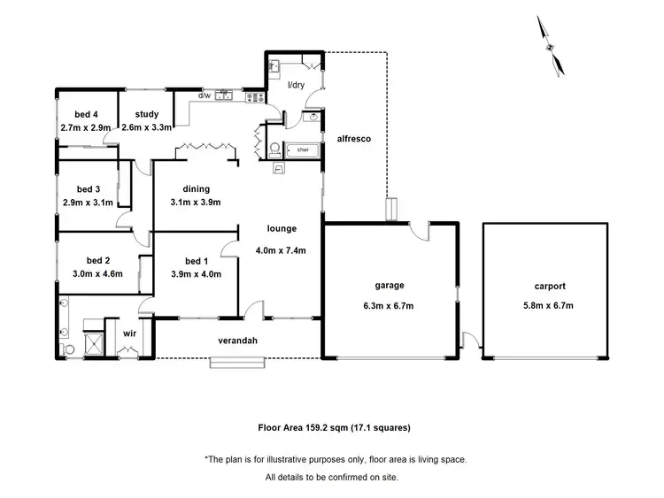 Floorplan of Homely house listing, 1 Apsley Road, Belgrave VIC 3160