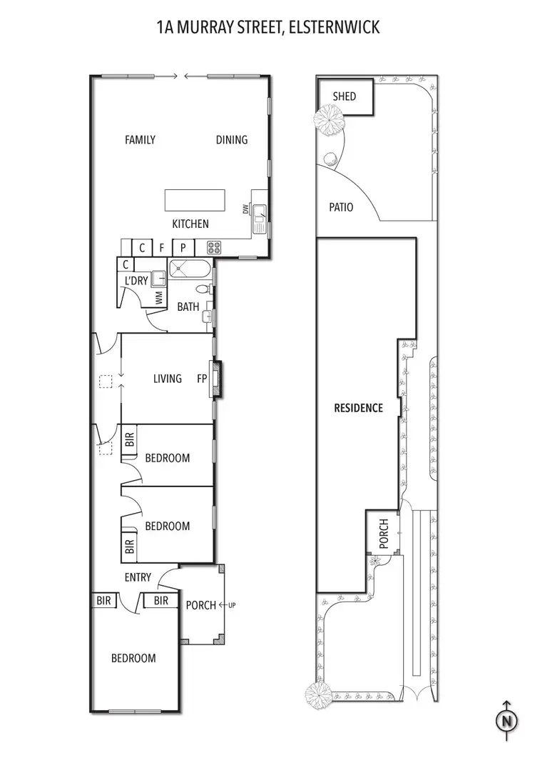Floorplan of Homely house listing, 1A Murray Street, Elsternwick VIC 3185