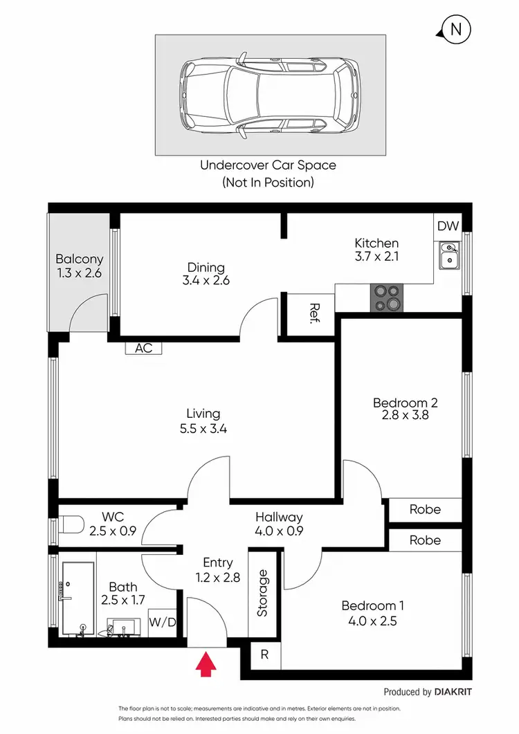 Floorplan of Homely apartment listing, 11/3-5 Acre Place, Malvern VIC 3144