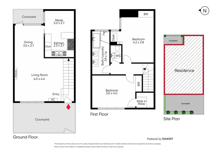 Floorplan of Homely townhouse listing, 8/118 Waverley Road, Malvern East VIC 3145