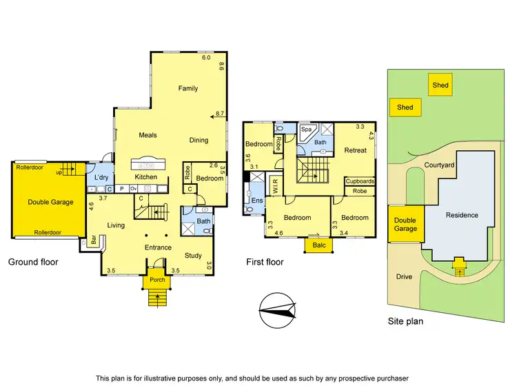Floorplan of Homely house listing, 2 MacAlister Boulevard, Yallambie VIC 3085