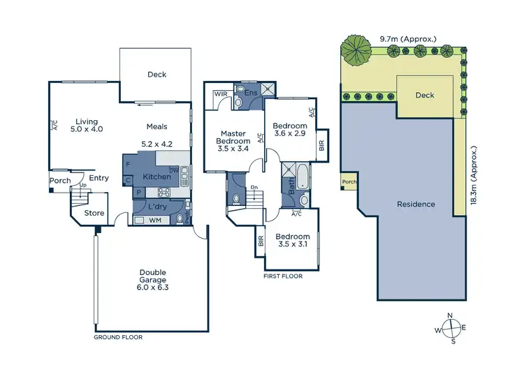 Floorplan of Homely townhouse listing, 3/111 Springvale Road, Nunawading VIC 3131
