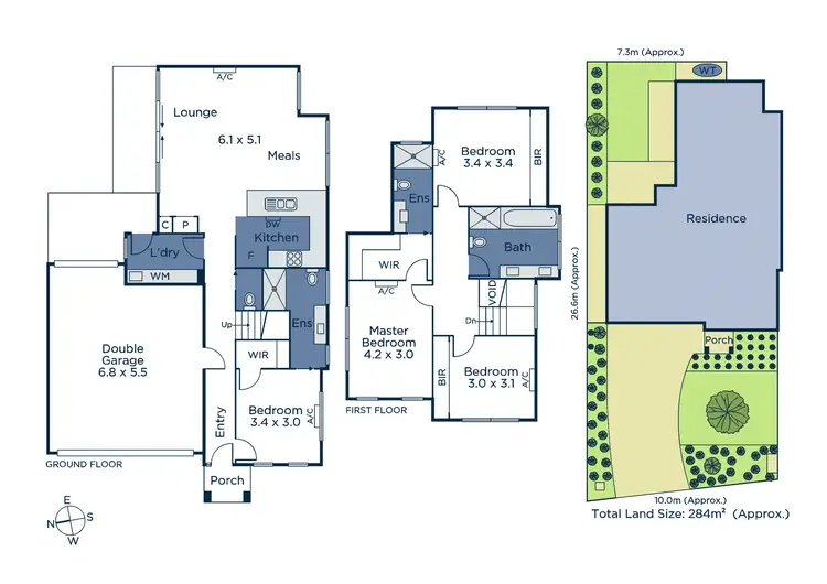 Floorplan of Homely townhouse listing, 1 Victory Street, Mitcham VIC 3132