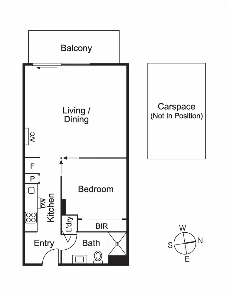 Floorplan of Homely apartment listing, 109/160 Hotham Street, St Kilda East VIC 3183