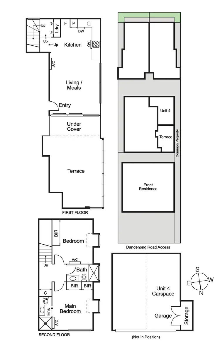 Floorplan of Homely townhouse listing, 4/354 Dandenong Road, St Kilda East VIC 3183