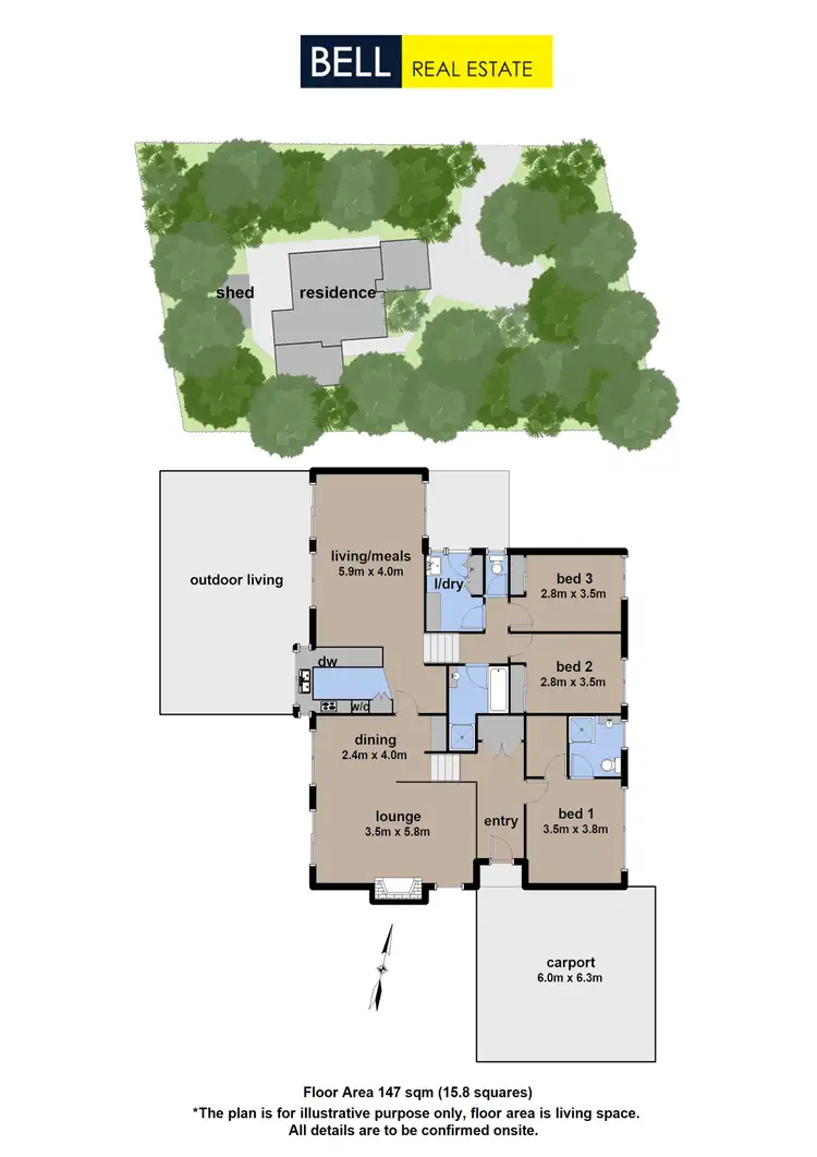 Floorplan of Homely house listing, 5 Doughtys Road, Kalorama VIC 3766