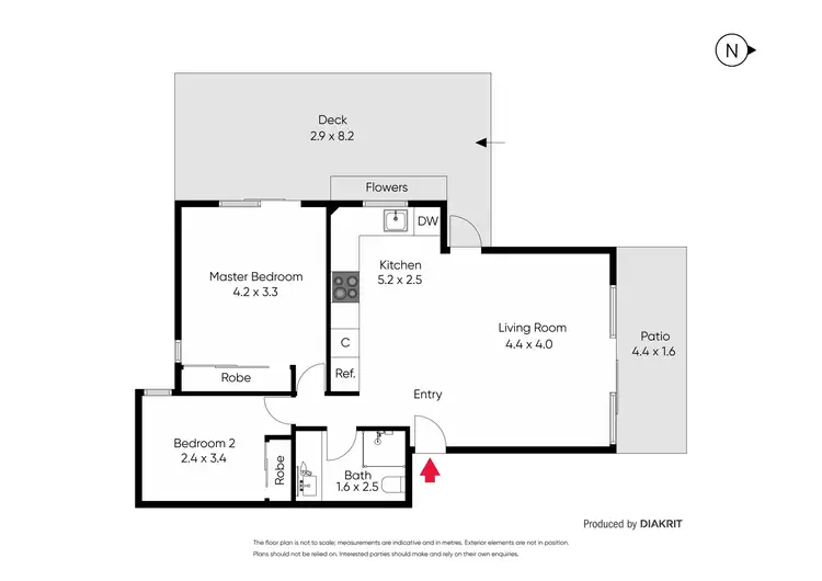 Floorplan of Homely apartment listing, 1/65 Westbury Street, St Kilda East VIC 3183