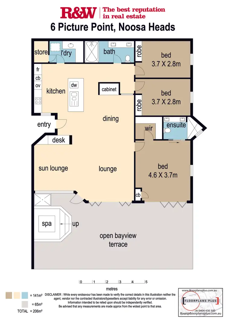 Floorplan of Homely apartment listing, 6/47 Picture Point Crescent, Noosa Heads QLD 4567