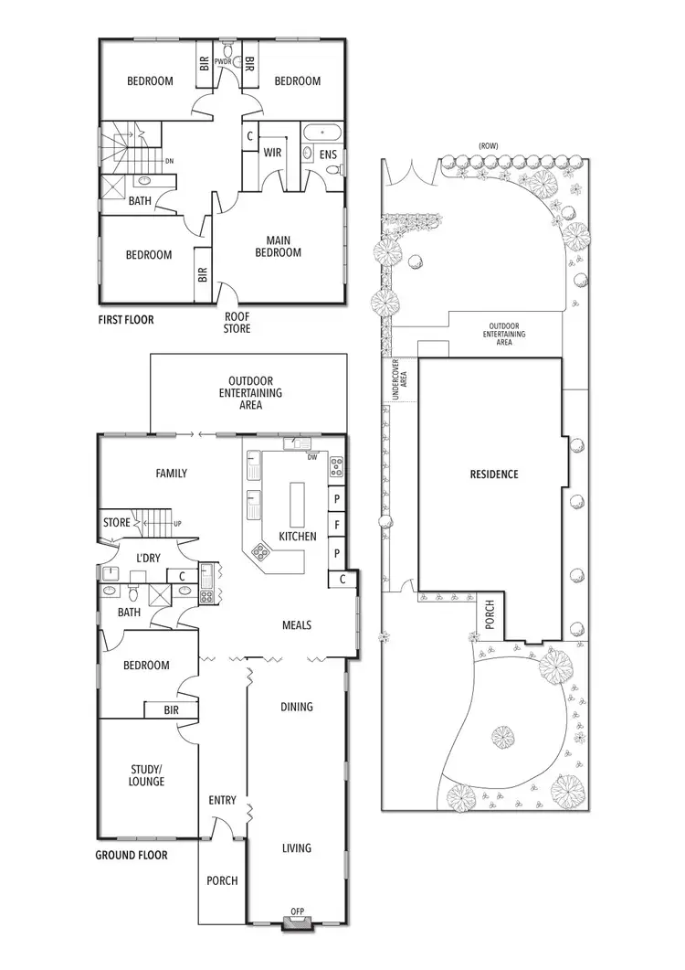 Floorplan of Homely house listing, 76 Orrong Crescent, Caulfield North VIC 3161