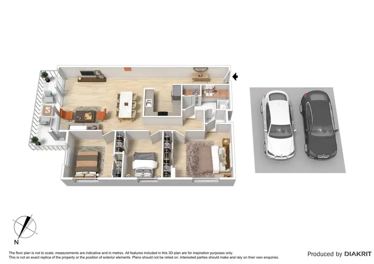 Floorplan of Homely apartment listing, 146/632 St Kilda Road, Melbourne VIC 3004