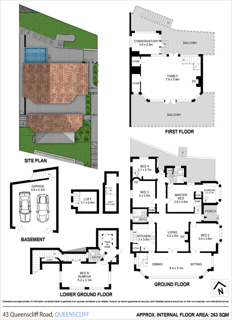 Floorplan of Homely house listing, 43 Queenscliff Road, Queenscliff NSW 2096