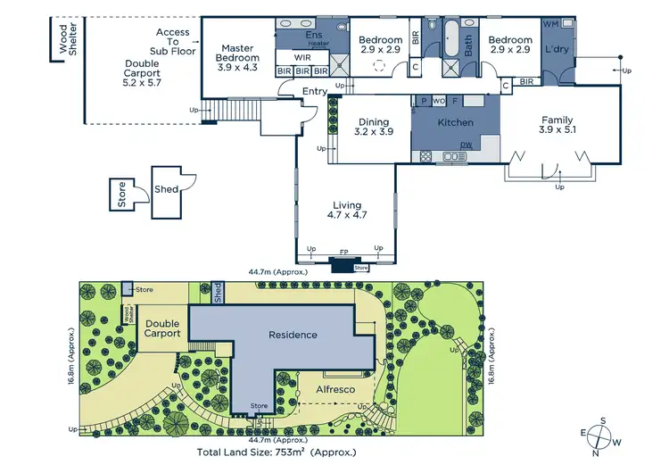 Floorplan of Homely house listing, 27 Werac Drive, Ringwood North VIC 3134
