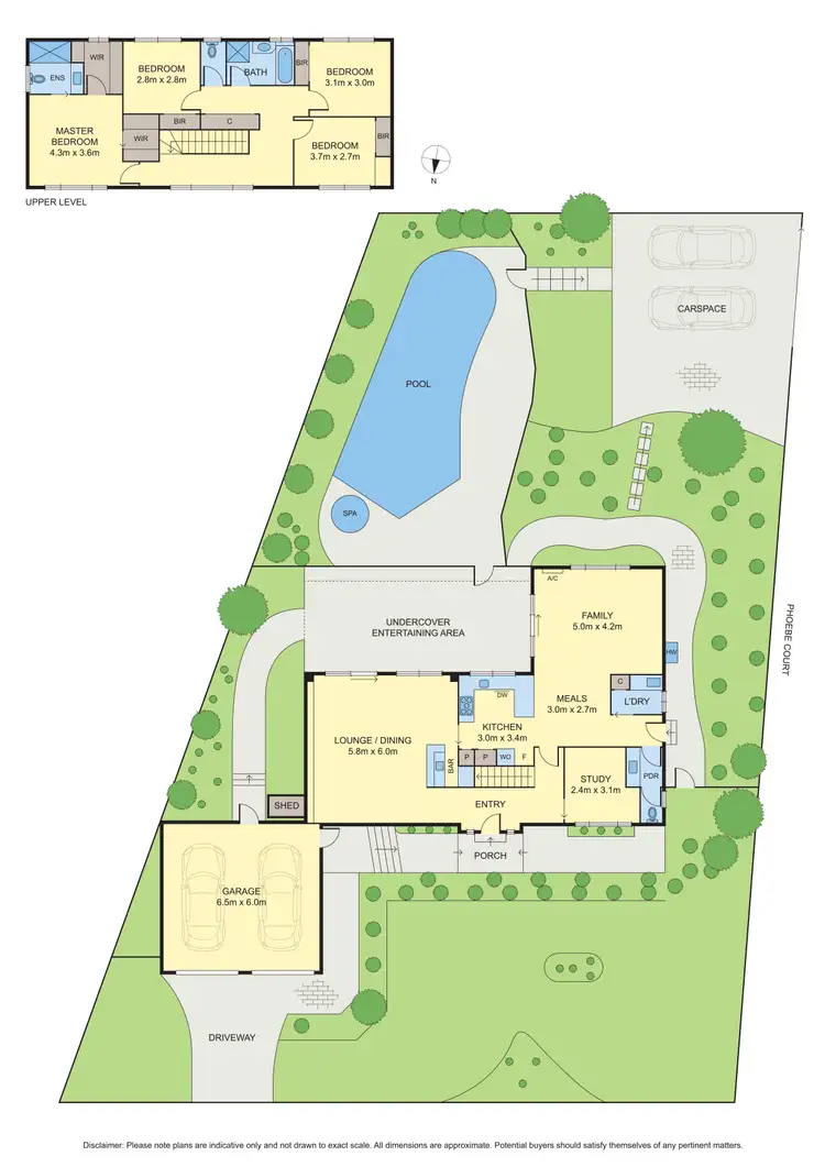 Floorplan of Homely house listing, 4 Natasha Close, St Helena VIC 3088
