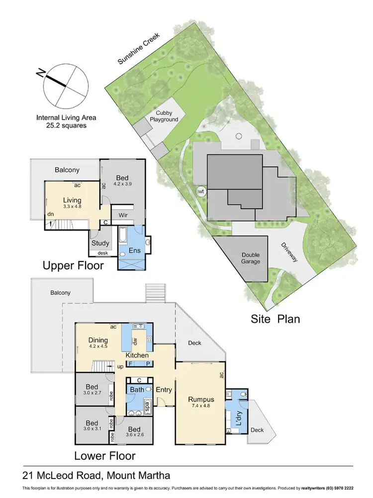 Floorplan of Homely house listing, 21 McLeod Road, Mount Martha VIC 3934